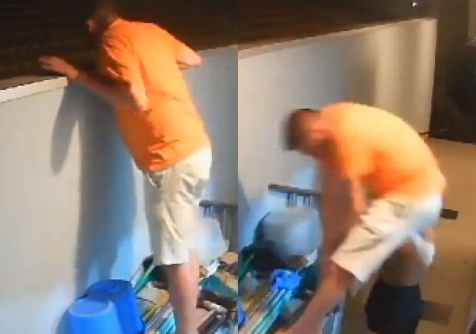 VÍDEO: Homem é morto após subir em muro para ver confusão no vizinho no Paraná