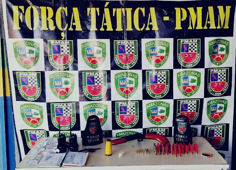 Operação Impacto: dois homens são presos com drogas e arma de fogo em Barreirinha
