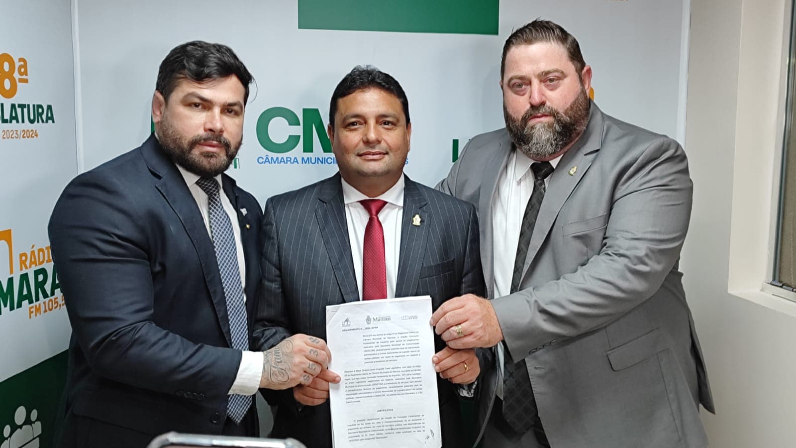 CPI da Semcom: Com 14 assinaturas, requerimento é entregue na CMM para análise da procuradoria