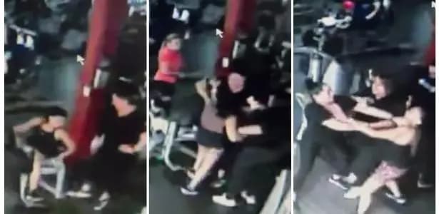 VÍDEO: Idosa arranca dedo de mulher com mordida em briga por aparelho de academia, no México
