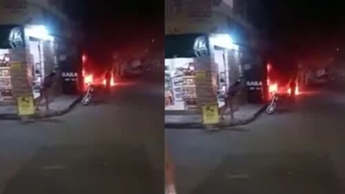 VÍDEO: Incêndio em depósito causa pânico entre moradores do Japiim, em Manaus