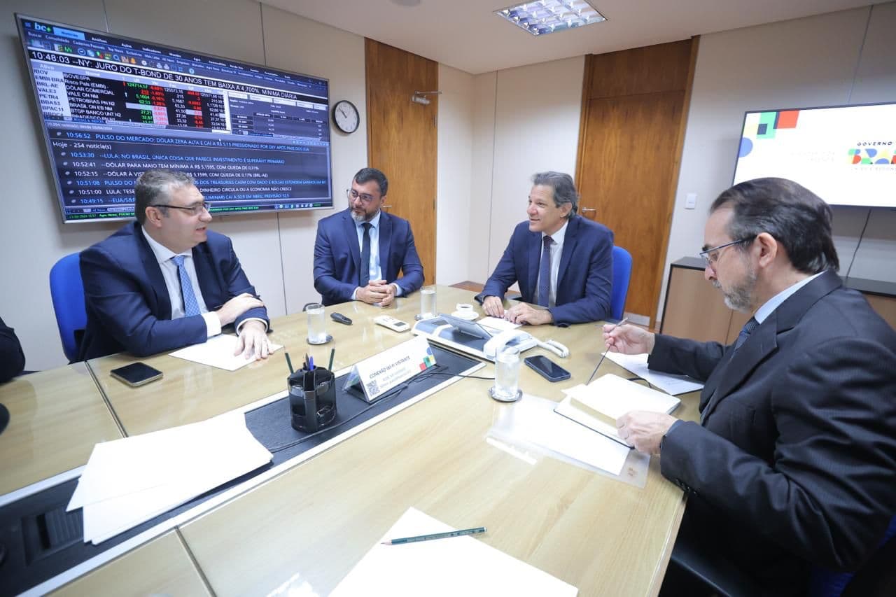 Reforma Tributária: Haddad recebe Wilson Lima e garante incentivo à ZFM na regulamentação