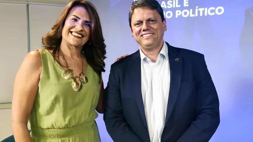 Tarcísio de Freitas nomeia deputada Valéria Bolsonaro para Secretaria da Mulher