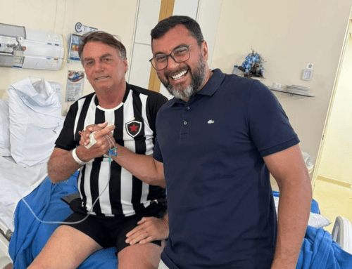 Wilson Lima visita Bolsonaro em hospital e diz: “Nossa equipe está à disposição”
