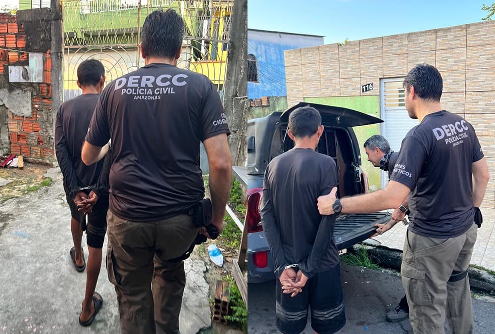 Em Manaus, dupla é presa com pornografia infantil em celulares