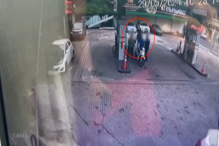 VÍDEO: Ex-policial é baleado em posto de combustível, no ES