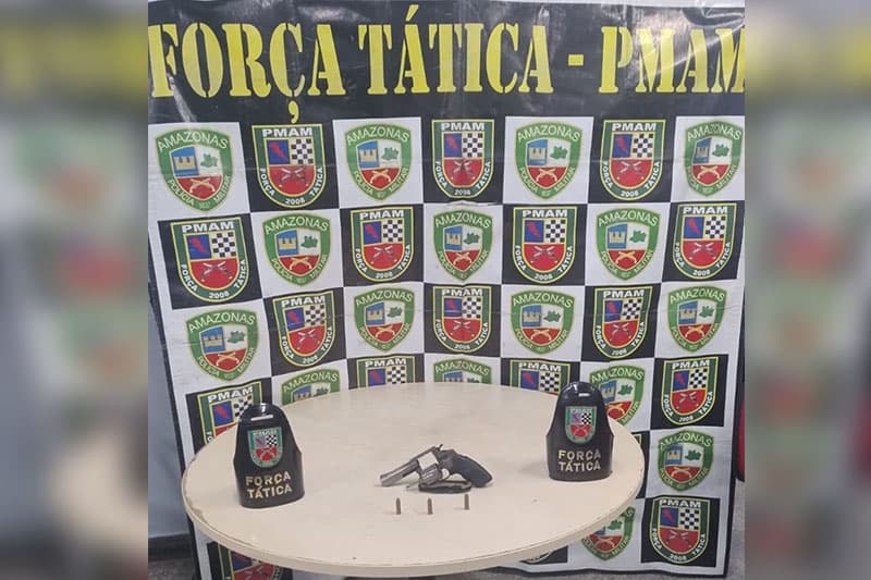 PM prende jovem por tráfico de drogas e apreende armas de fogo em Manaus