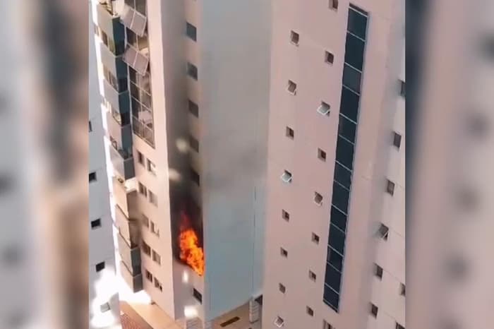 VÍDEO: Incêndio deixa uma idosa morta em condomínio, no Distrito Federal