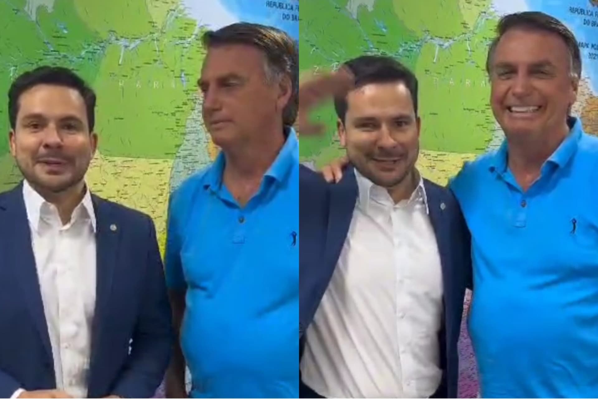VÍDEO: Bolsonaro promete visita a Parintins e reforça apoio a Alberto Neto nas eleições