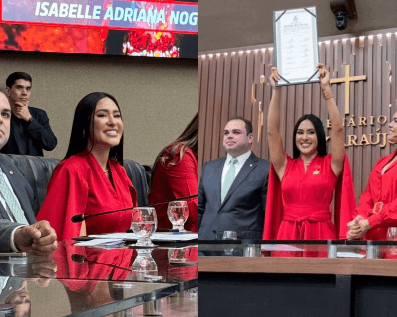 “Unificação das nossas duas cores”, diz Isabelle ao receber honraria da medalha Ruy Araújo