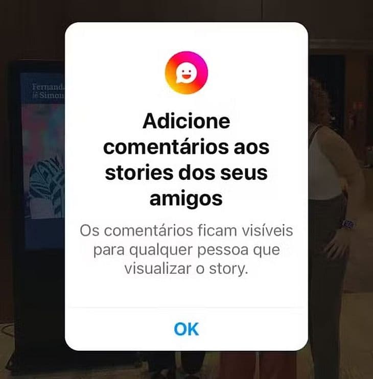Instagram dá opção de exibir mensagem de quem comentou em stories