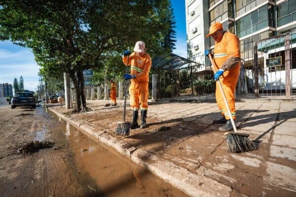 RS: Nível do Guaíba fica abaixo da cota de inundação e atinge menor patamar em um mês