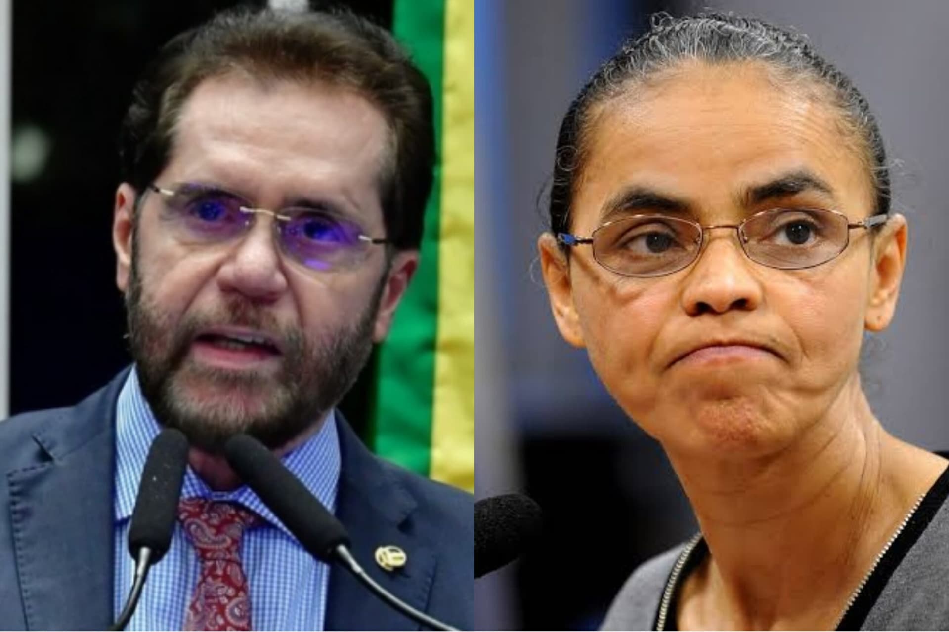 Marina Silva abandona sessão no Senado após bate-boca com Plínio Valério: “Tá com medo de mim, ministra?”