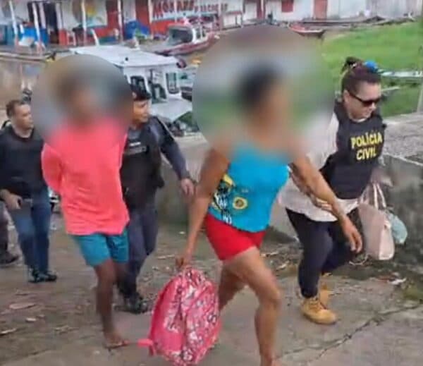 Avó e tio são presos por tortura e estupro contra duas crianças de 9 e 11 anos, no Amazonas