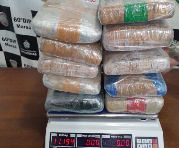 Homem é preso com droga avaliada em R$ 150 mil, no interior do Amazonas