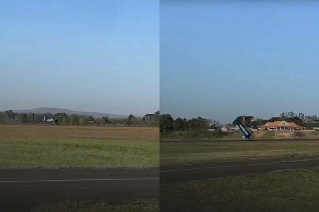 VÍDEO: Aeronave de quase 100 anos dá ‘cambalhota’ durante acidente no Paraná