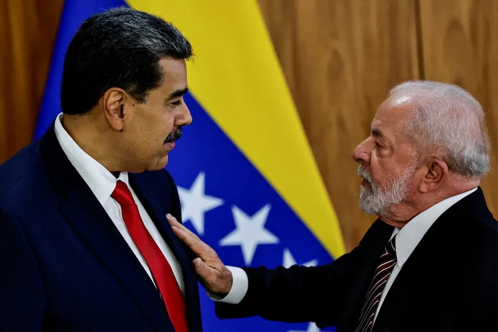 VÍDEO: “Quem se assustou, que tome chá de camomila”, diz Maduro a Lula após comentário sobre “banho de sangue” na Venezuela