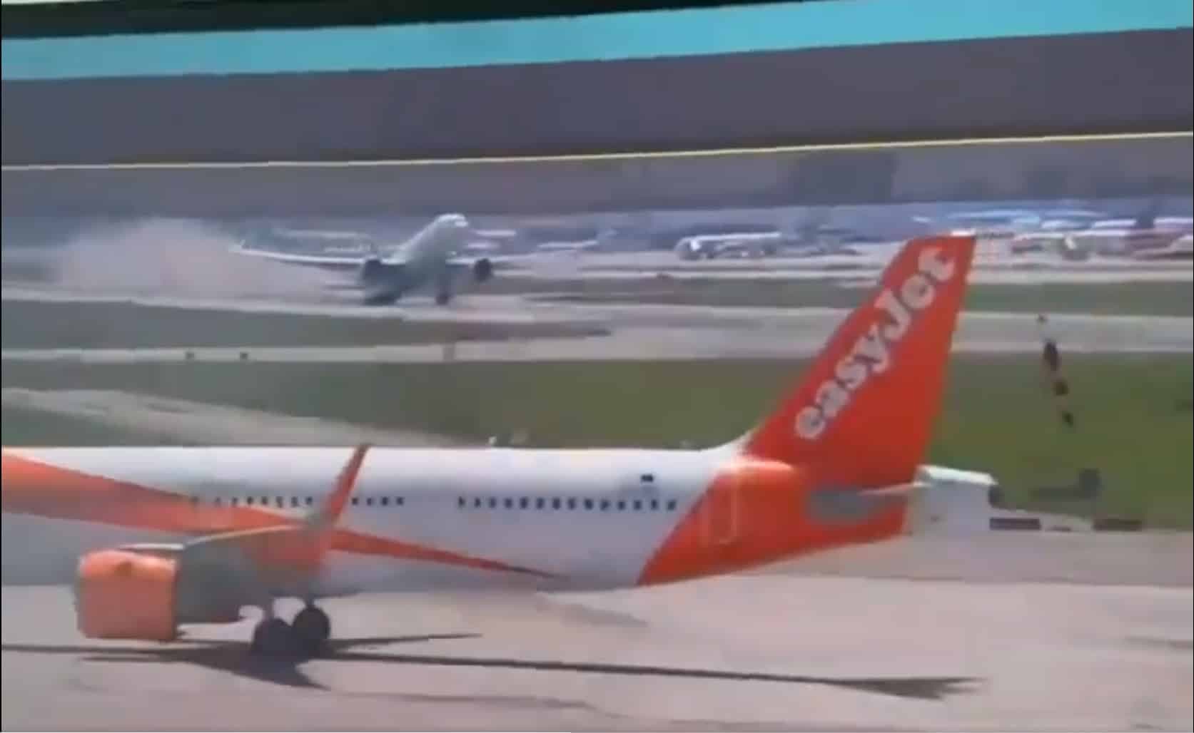 VÍDEO: Veja momento em que avião da Latam “arrasta” a cauda na pista, no aeroporto de Milão