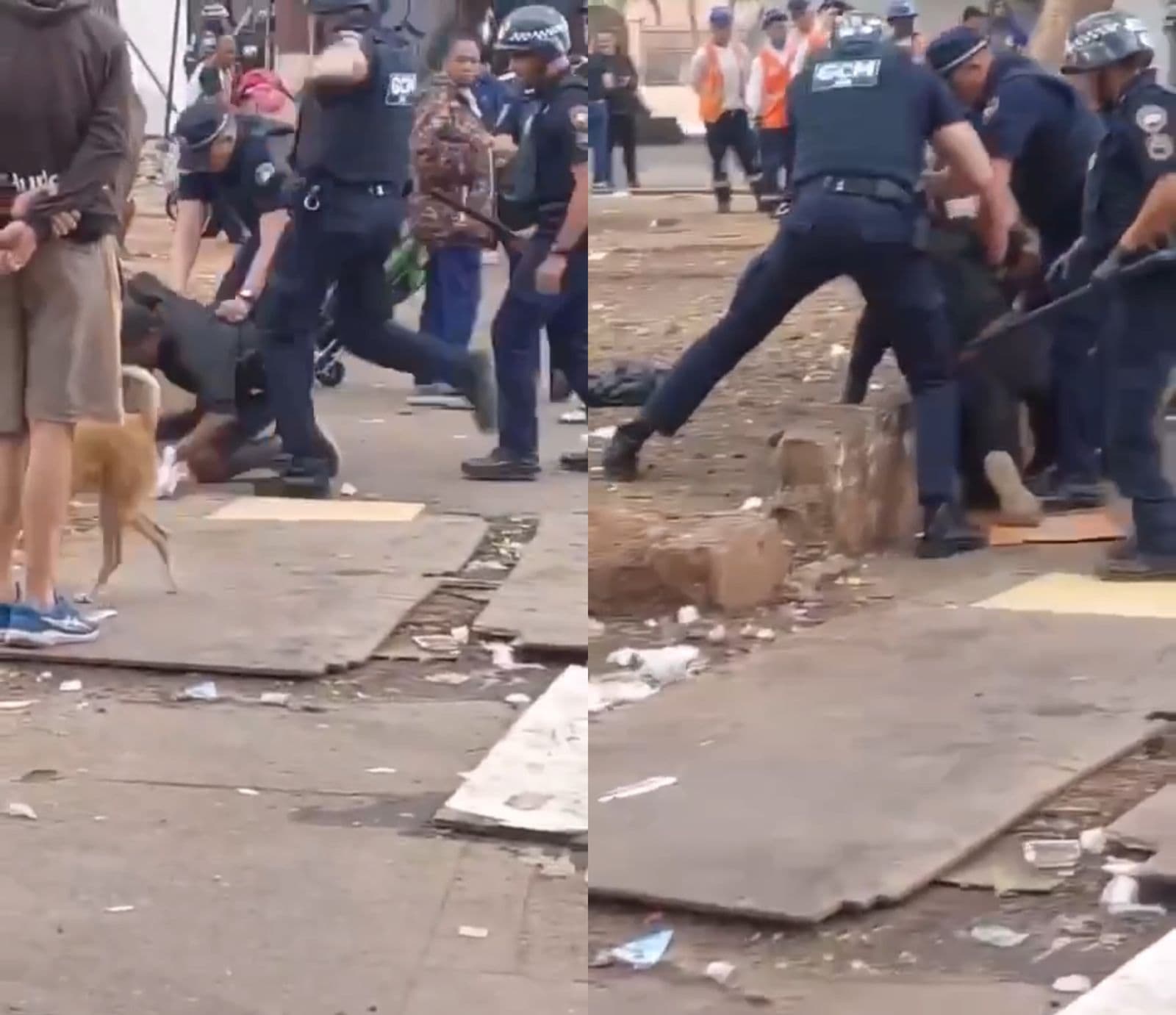VÍDEO: Guardas-civis agridem morador de rua no Centro de SP
