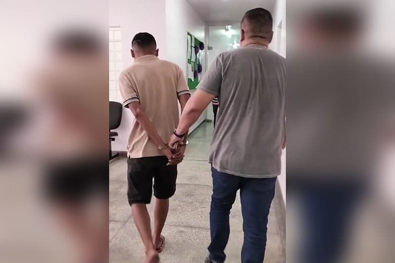 Jovem é preso após agredir a ex-companheira com socos em Manaus