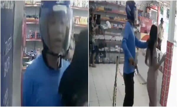 VÍDEO: Bandidos fazem funcionários de drogaria e clientes reféns durante assalto em Manacapuru