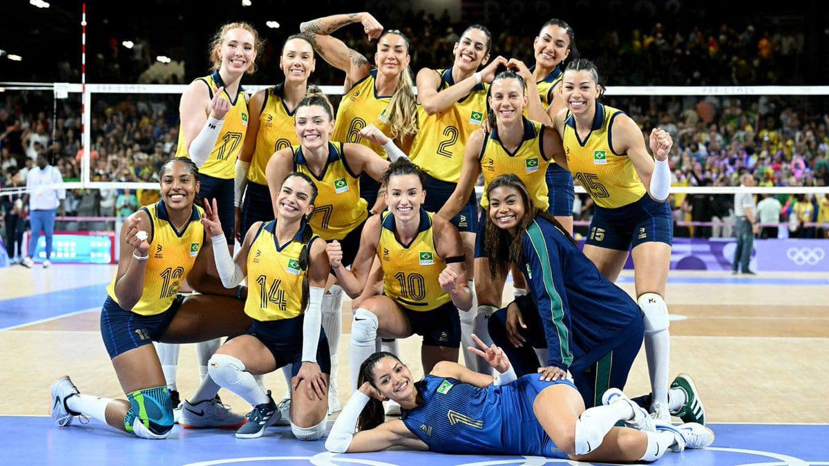 Brasil vence a Turquia e conquista bronze no vôlei feminino