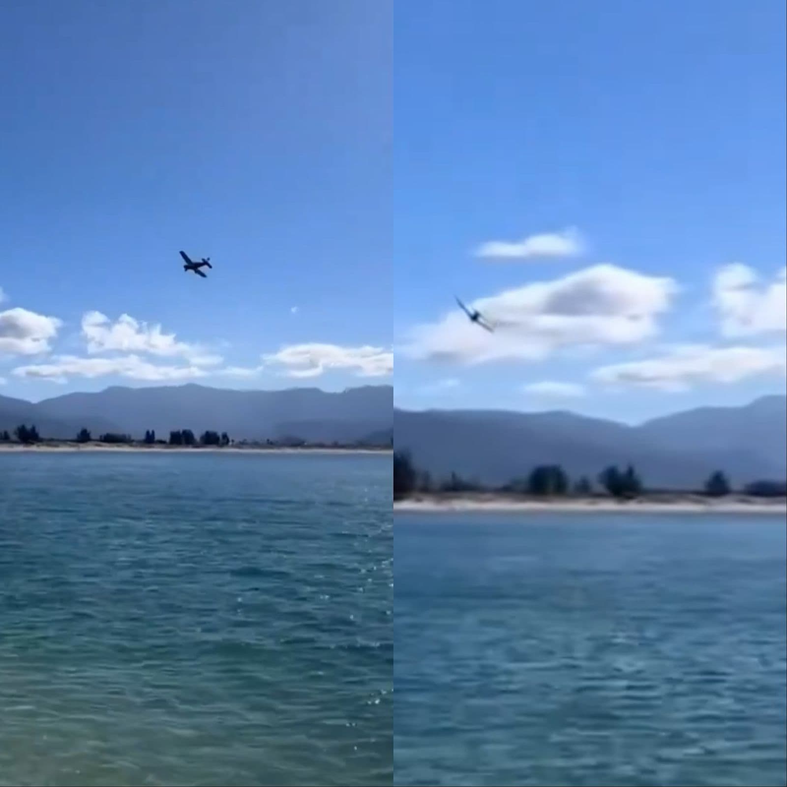 VÍDEO: Avião faz pouso de emergência na areia de praia em SC