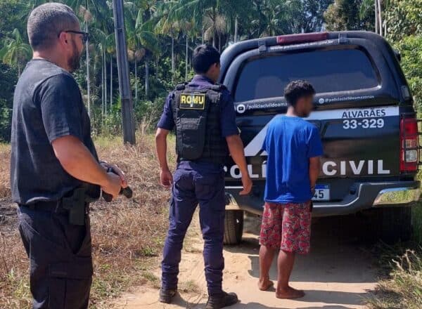 Homem é preso após espancar ex-mulher no município de Alvarães, no AM