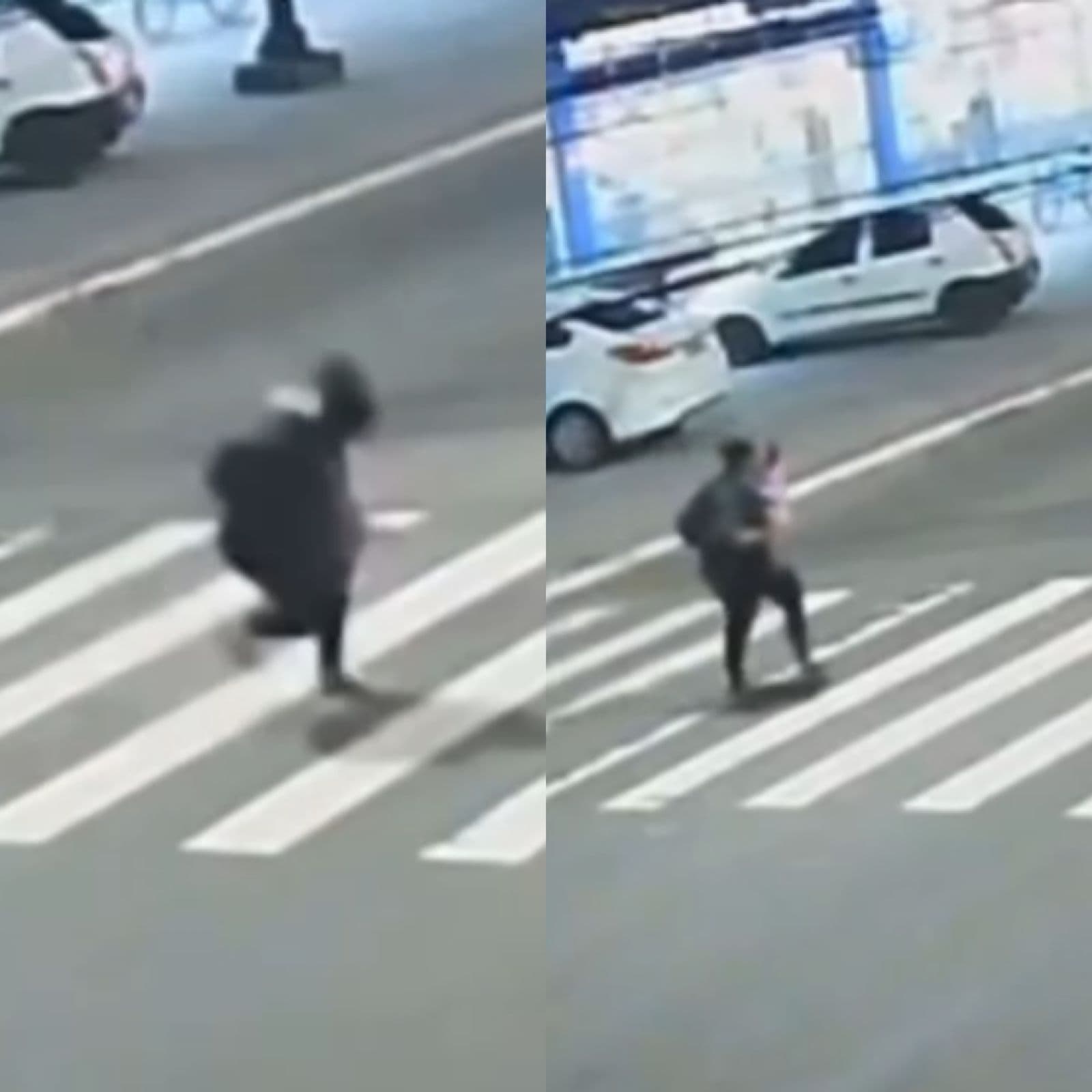 VÍDEO: mulher e criança são atropeladas em faixa de pedestre no ES