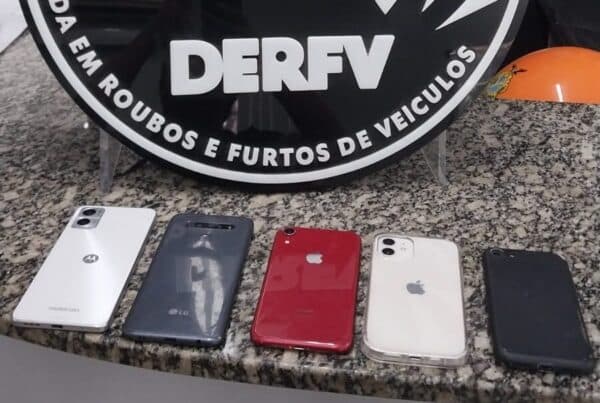 Homem é preso com celulares roubados na Cidade Nova