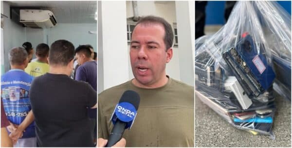 Cerca de 30 pessoas são detidas e mil celulares são apreendidos em operação no Centro de Manaus