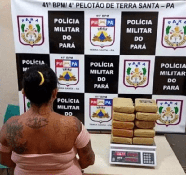 Amazonense é presa ao desembarcar no Pará com 10 kg de maconha