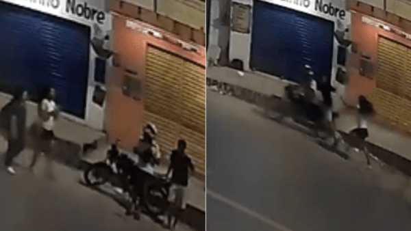 VÍDEO: Mulher luta com bandido após reagir a assalto no Nova Vitória