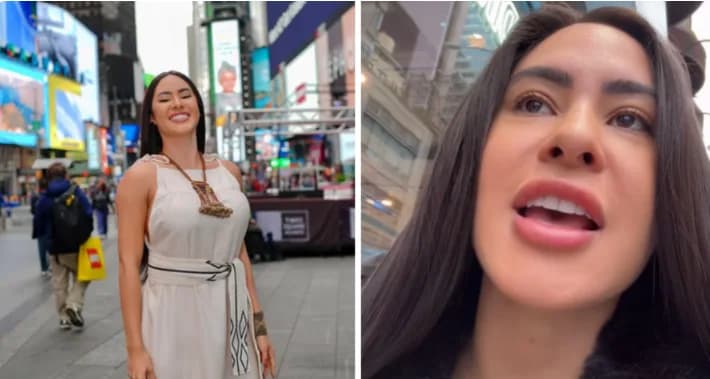 Nos EUA, ex-BBB Isabelle Nogueira é confundida com Kardashian