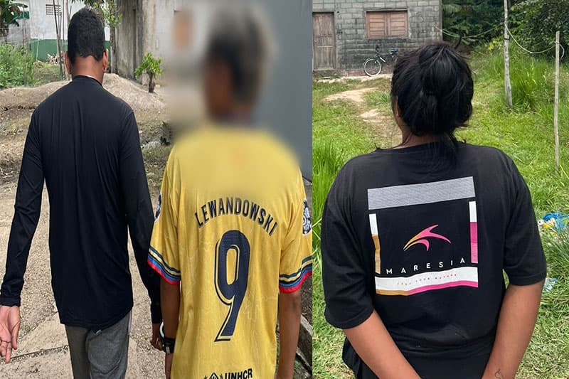 Trio é preso por traficar drogas em residência de Santa Isabel do Rio Negro