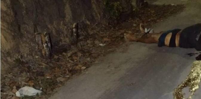 IMAGEM FORTE: Homem é encontrado morto com mãos e pés amarrados no Tarumã