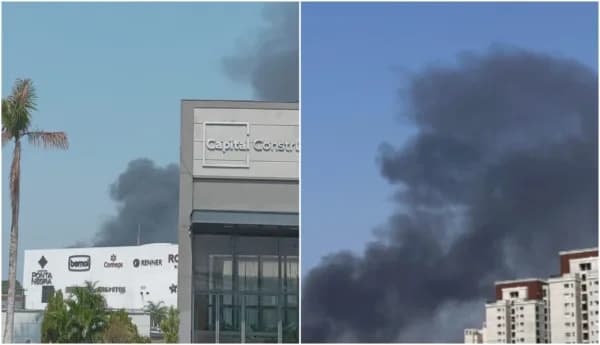 URGENTE: incêndio atinge base militar na Ponta Negra; veja vídeo