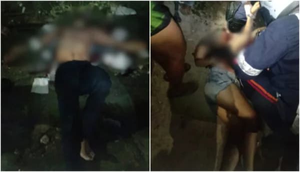 IMAGEM FORTE: casal é baleado por criminoso no Jorge Texeira; mulher morreu