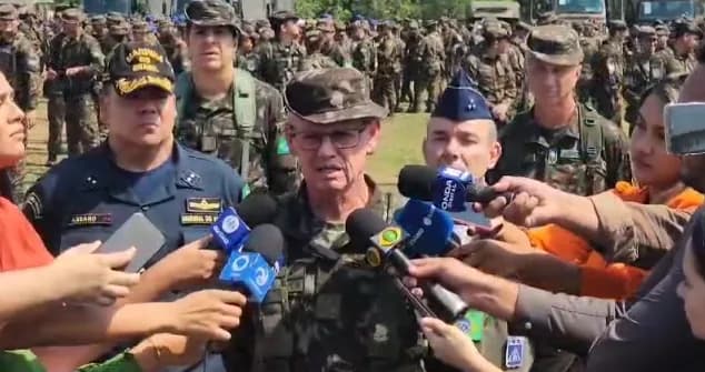 VÍDEO: Forças Armadas apresentam efetivo que vai atuar nas eleições no Amazonas