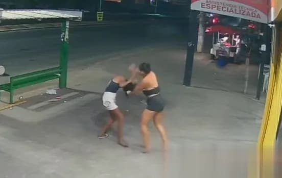 IMAGENS FORTES: Mulher é esfaqueada 10 vezes na cabeça durante briga em Cuiabá