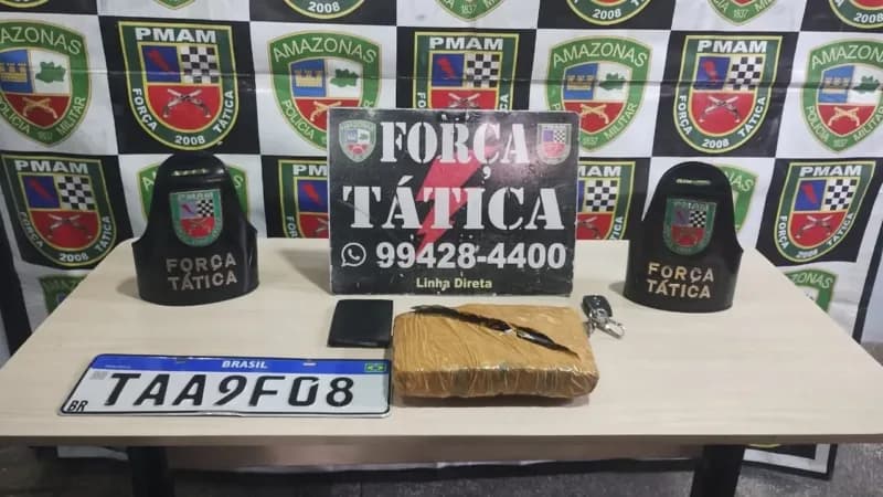 Casal é preso com quase 1kg de droga na zona Norte de Manaus