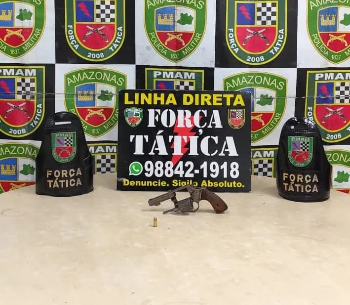 Força Tática prende homem e apreende armas de fogo na zona Leste de Manaus