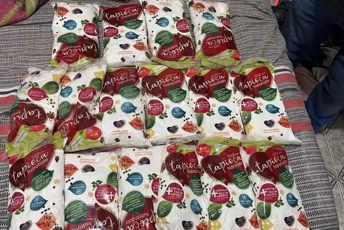 Cocaína “escondida” em Sacos de Tapioca: cinco pessoas são presas em Operação na Baixada Santista