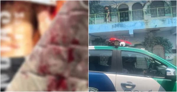 IMAGENS FORTES: Com golpes de faca, homem é encontrado morto dentro de quitinete, no Mutirão
