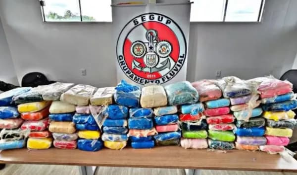 Mais de 75 kg de drogas são encontrados dentro de carretas no Pará