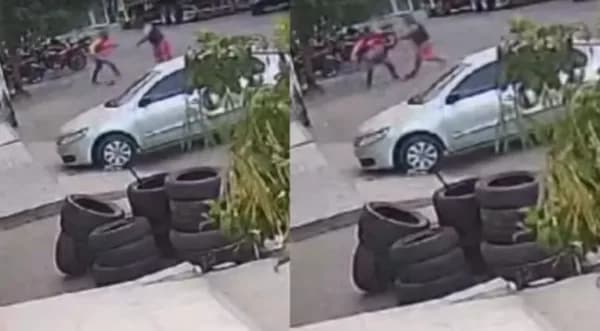 VÍDEO: Mototaxista é preso suspeito de matar colega a facadas durante discussão, no Ceará