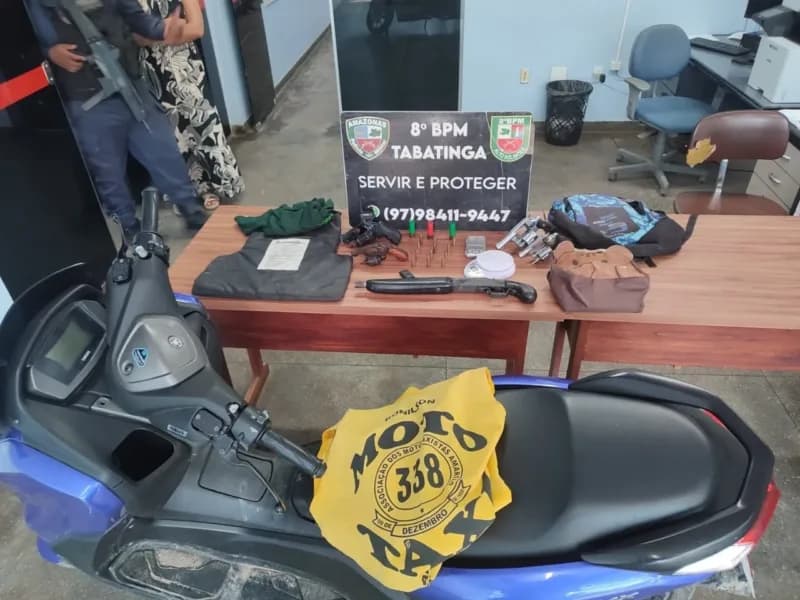 Após roubo em Tabatinga, homens são presos e adolescente é apreendido