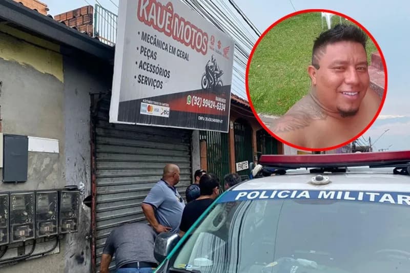 Um dia após discussão com enteado, dono de motopeças é assassinado em Manaus