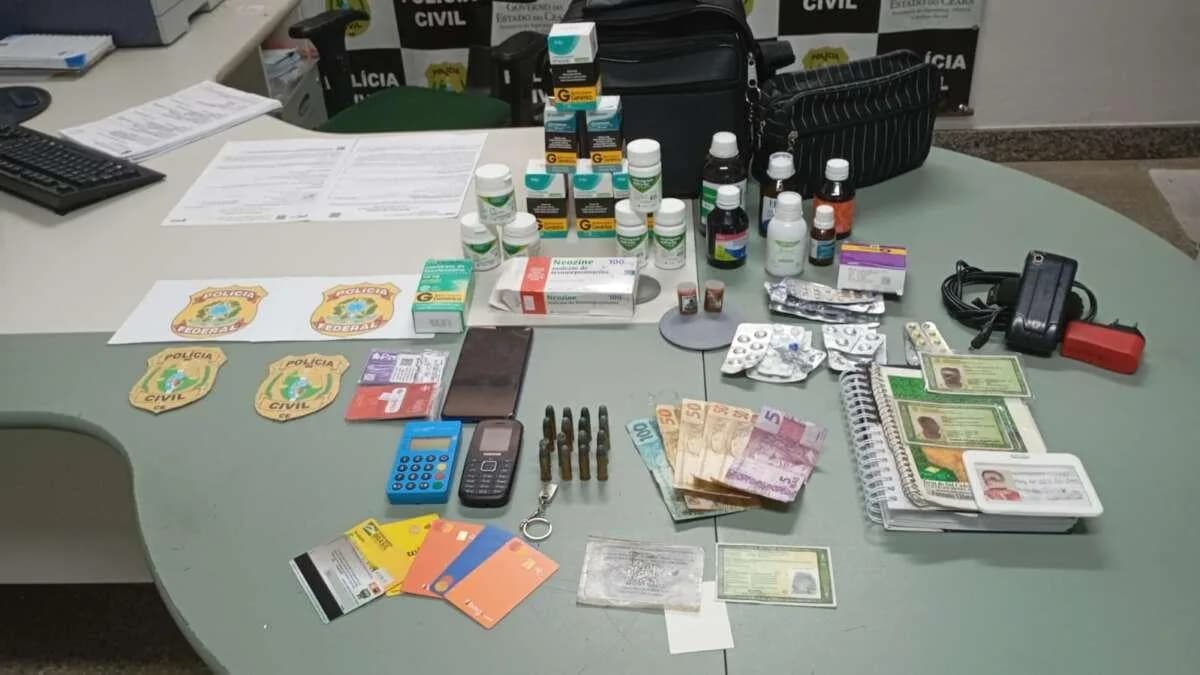 Foragido é preso por sequestrar e dopar idosa no Ceará para aplicar golpes financeiros