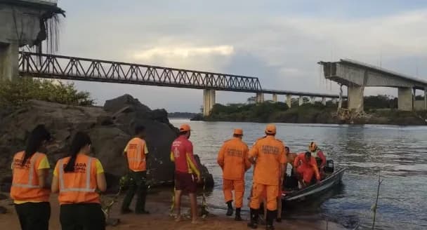 Sobe para 12 o número de desaparecidos após ponte desabar entre Maranhão e Tocantins